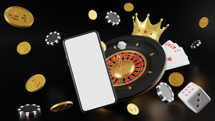 Pengguna menggunakan aplikasi toto987 di ponsel Android dengan latar permainan sepak bola dan kasino